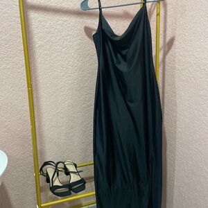 Elegant Black Slip Dress